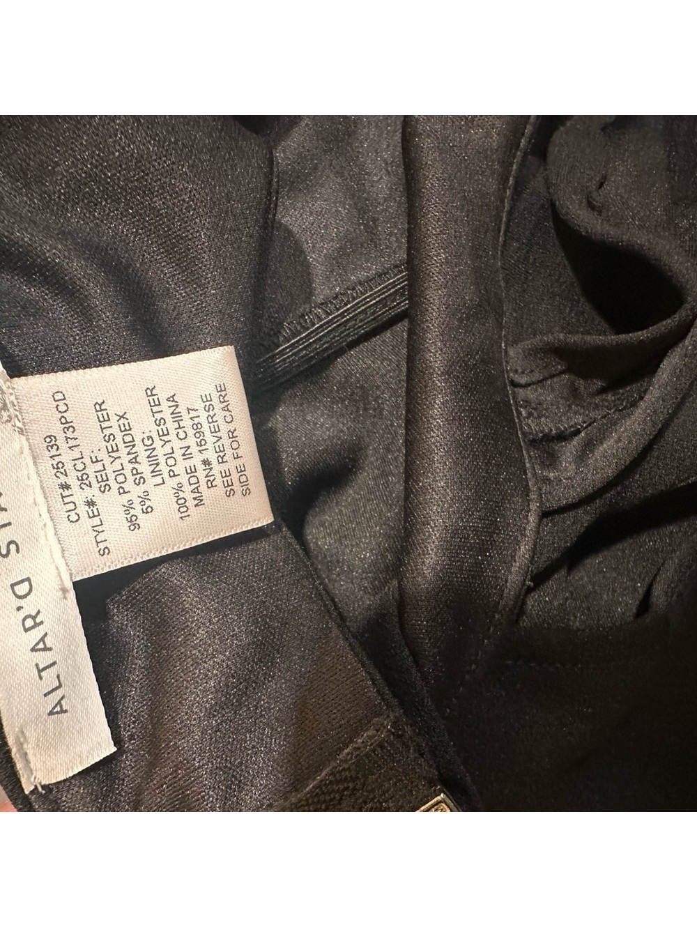Altar'd State Black Ruffle Mini Dress - Picture 5 of 5